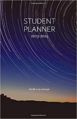Lifb Calendrier 2023 2024 Student Planner 2023-2024; My Life Is My Message.: 2023-2024 Student  Calendar With Motivational Quote +100 Pages, Perfect Size A5 Fits In  Handbags And ... Steps; Clear 4-Week-Overview Included: Amazon.co.uk:  Weekly Planner, Spe:
