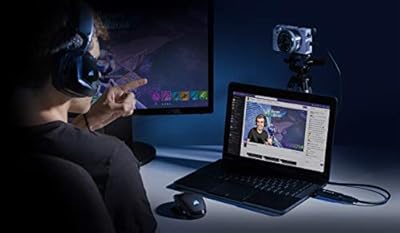 Elgato Cam Link - Broadcast Live Record via DSLR, Camcorder Action cam, Compact HDMI Capture Device, USB 3.0