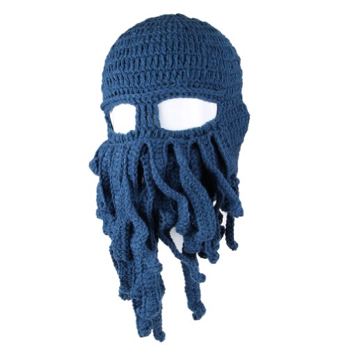 Kraken Octopus Winter Hat FREE FISHER Unisex Knit Octopus Yarn