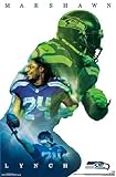 Marshawn Lynch - Seattle Seahawks Poster