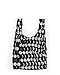 BAGGU Standard Reusable Shopping Bag, Eco-friendly Ripstop Nylon Foldable Grocery Tote, Moon