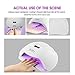 BIR 54W UV LED Nail Dryer Lamp for Gel Nail Polish