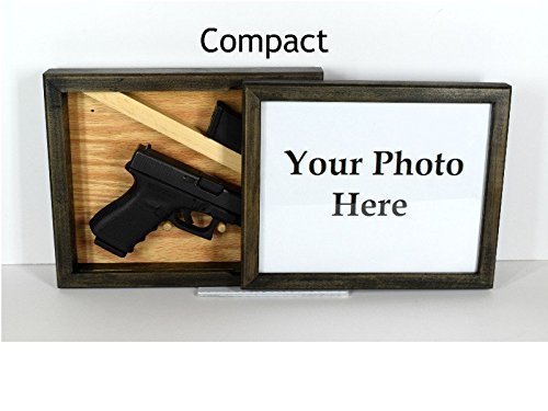 Hide a gun furniture, pistol storage spot, home defense accessory, wall mount firearm safe, picture frame concealment organizer, slide dark
