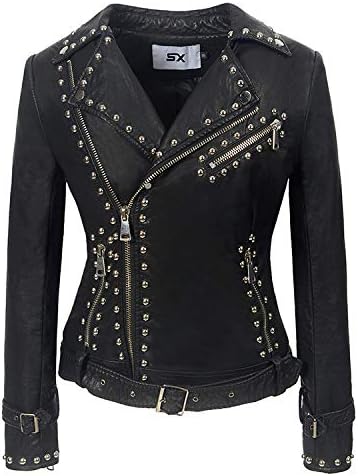 Amazon Sooger 5色 ファッションさん長袖ジッパーpuレザー秋冬ジャケット 人気のライダースジャケット フェイクレザーバイカーブルゾン レザージャケット レディース アウタージャケットのオートバイのジャケットの女性の短いパラグラフ コート ジャケット 通販