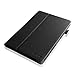 Fintie iView SupraPad 10.1 Folio Case - Premium PU Leather Cover with Stylus Loop for Dragon Touch A1X Plus 2016 Edition / A1X Plus II / A1X / A1 10.1-Inch Tablet, Black