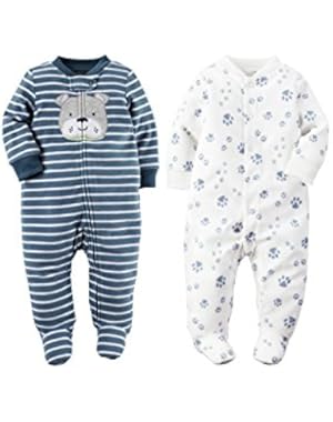 Carter's Baby Boys Fleece Pajamas Two Piece Set 3-9 months