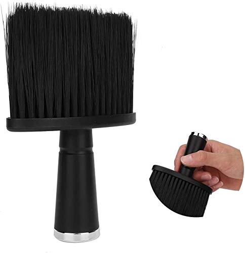 Neck Brush for Hairdressing Sweeping, Soft Brush Head with Ergonomic Handle, Versatile Grooming Tool for Beard and Care