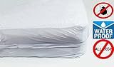 Deluxe® 100% Vinyl Mattress Cover, Zipper Style, 100% Waterproof & Bed-Bug Proof, & Hypoallergenic - In Full Size (Full Size (76