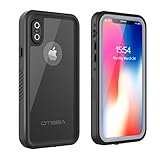 iPhone X Waterproof Case,OTBBA Full Sealed IP68 Certified Waterproof Snowproof Dustproof Shockproof Heavy Duty Protection Underwater Case for iPhone X