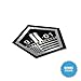(2x) M1911 Barrell - White - Sticker - Decal - Die Cut