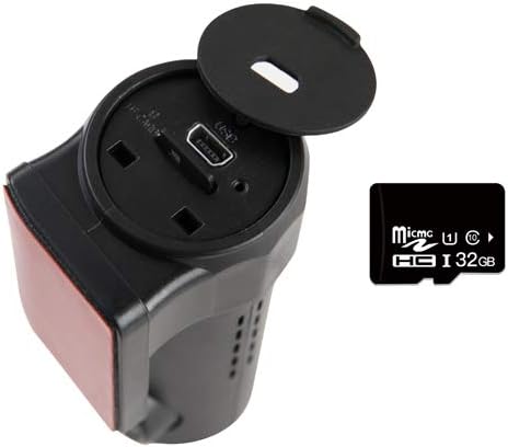 Dash Cam, Mini Wi-Fi 720P Dash Camere 160 Wide Angle Car DVR Dashboard Camera with G-Sensor,WDR,Loop Recording,APP