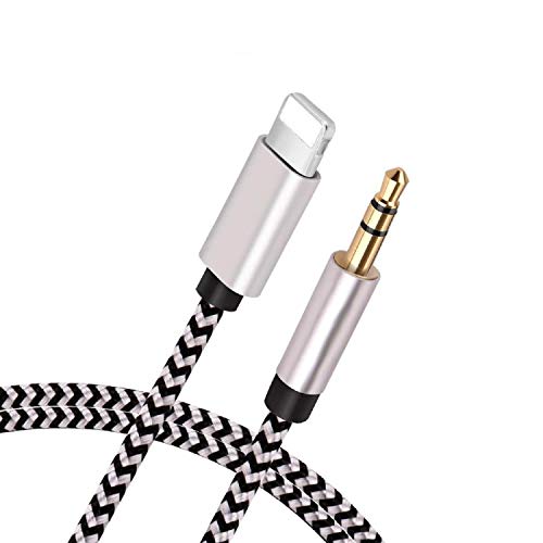 [Apple MFi Certified] iPhone to 3.5mm Car AUX Stereo Audio Adapter