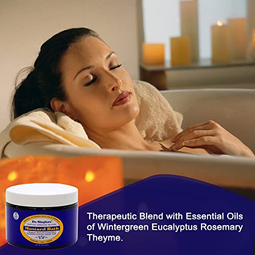 Dr. Singha's Mustard Bath Salts, Therapeutic Bath Detox Relaxing Bath