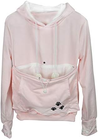 Pet Pouch Fashion Hoodies Pullover Cat Dog Holder Carrier Sweatshirt