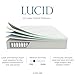 LUCID 12 Inch Latex Hybrid Mattress - Responsive Latex Foam and Encased Springs - Firm Feel - Motion Isolation - Edge Support - Gel Infused - Pressure Relief - Bed in a Box - Full Size