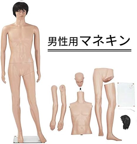 Amazon Co Jp ダイセイ マネキン 全身マネキン メンズ 186 リアルフェイスタイプ 8号サイズ Y体 B96 5 W76 H97cm 肩幅47 男性用 プラスチック製 店舗 ディスプレイ Gm 2 ホビー 通販