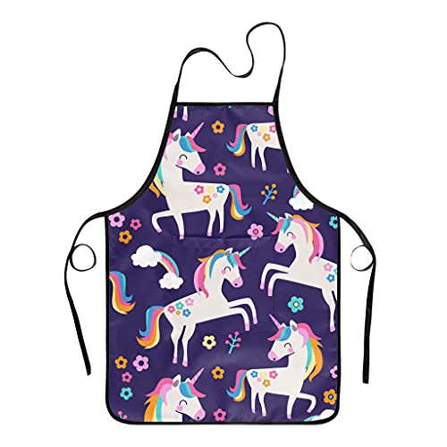Kids Apron for Girls Boys Toddler Art Smock Supplies Cooking Chef Painting Easel Waterproof Aprons with Pocket