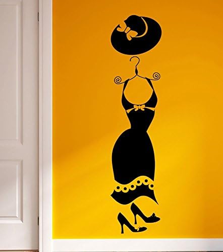 Wall Vinyl Sticker Decals Mural Room Design Fashion Shoe Purse Style bo536