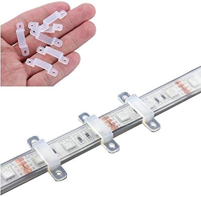 100 Pack LED Strip Light Mounting Brackets