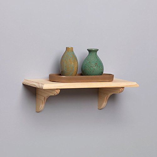 ShelfMade KT0148818UF Wood Shelf Kit, Unfinished, 8Inch by 18Inch