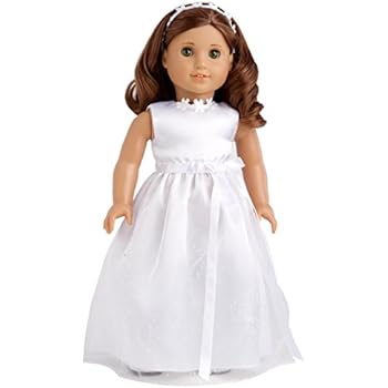 Amazon Com My First Communion White Satin Communion Wedding