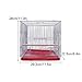 Brid Parrot Travel Cages Metal Birdcage Carrier for African Grey Parrots Cockatiels Parakeetsthumb 3