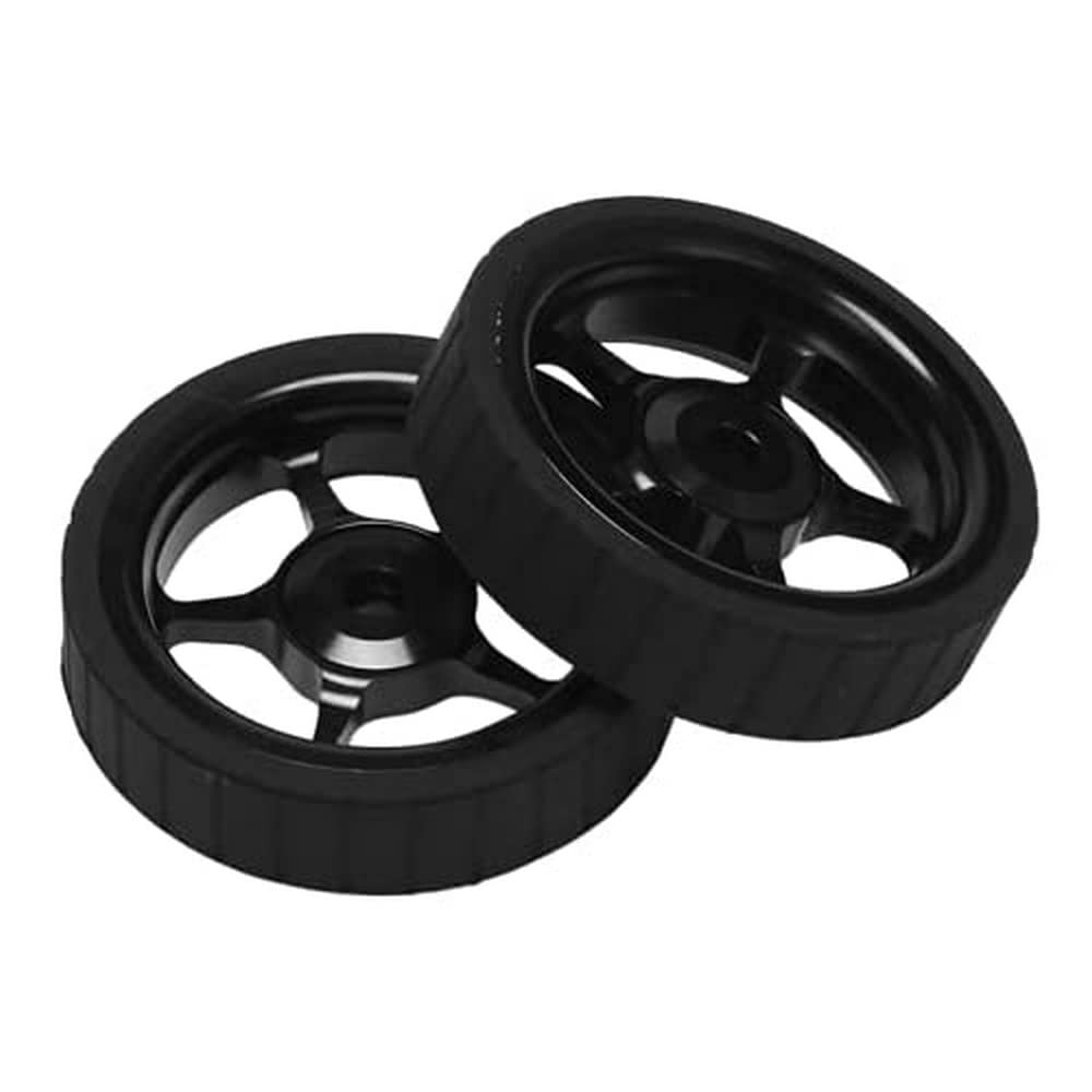 Wide Easy Wheels For BROMPTON ver 2.0 in BLACK