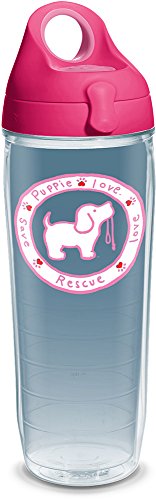 Tervis 1293508 Puppie Love-Pink Pup Tumbler with Wrap and Pa