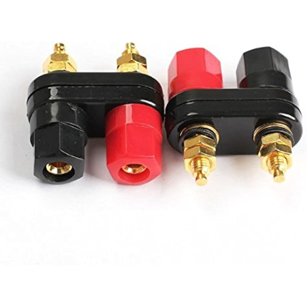 10pcs Connectors & Adapters Terminal Binding Post Power Amplifier Dual Copper eBay