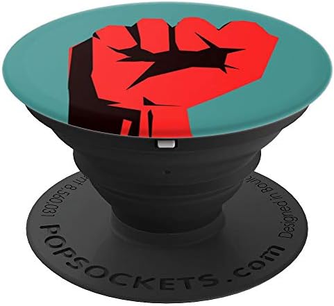 Comrade Detective Fist Teal PopSockets Stand for Smartphones & Tablets - PopSockets Grip and Stand for Phones and Tablets