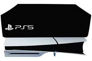 Capa PS5 Horizontal FAT Slim Anti Poeira Impermeável Preta