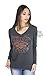 Barnett Harley-Davidson Harley-Davidson Womens Core Custom Trademark B&S Mineral Wash Long Sleeve