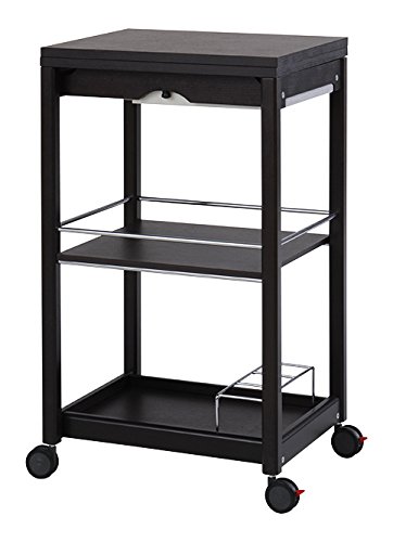 title=Foppapedretti Servi-Tu Carrello da Cucina, in Legno, Colore Wengè