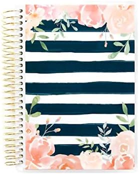 Creative Year Bella Floral Mini Spiral Planner by Recollections ; Dated 2019 ; Horizontal Weekly Layout 12 Month Planner
