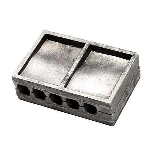Adygil Bank Sinker Mold with 5 Cavities and 1,2.3-Once