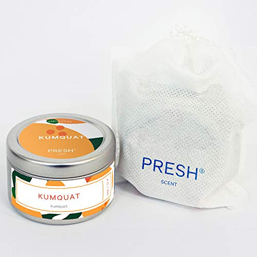 PRESH Scented Soy Candle Travel Tin 2.2 oz. (Kumquat)