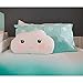 Simonshop Cute Smile Clouds Pillow Cotton Cloth Eyes Smiley Kids Plush Pillow Cushion (Style A-White)