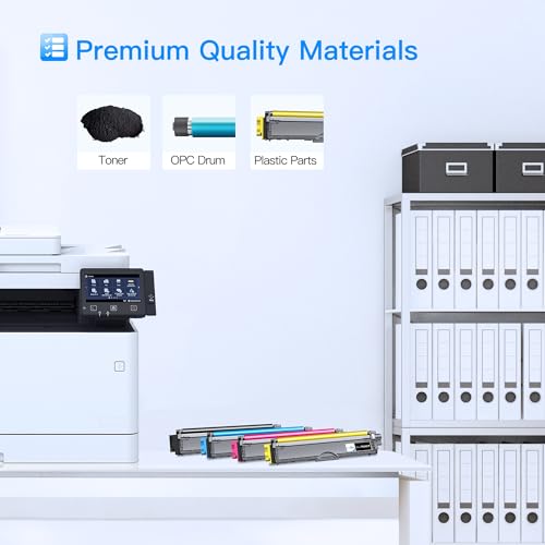 LxTek TN241 TN245 Toner Compatible with Brother TN-241 TN-245 for Brother MFC 9332CDW Toner MFC-9142CDN DCP-9022CDW HL-3142CW HL-3152CDW (Pack of 4)