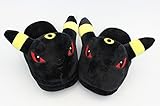 Pokemon Umbreon Cute Anime Cartoon Plush Indoor Bedroom Winter Slipper