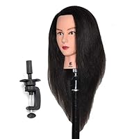 Zvena Beauty - 22-24" 100% Human Hair Cosmetology Mannequin Manikin Training Head  (V5)