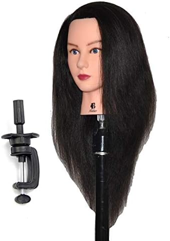 Amber C Hairztar 100 Human Hair 60cm 70cm Mannequin Head Hairdresser Training Head Manikin Cosmetology Doll Head Amber C Buy Online At Best Price In Uae Amazon Ae