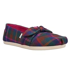 TOMS Women's Alpargata Loafer Flat, Dark Fuchsia