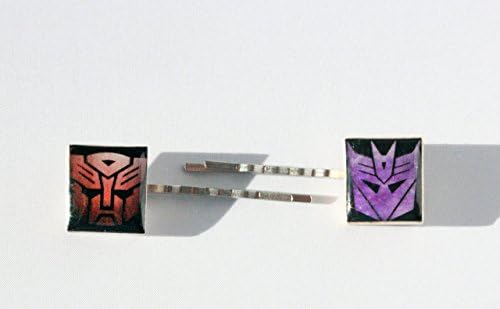Autobots &amp; Decepticons Inspired Scrabble Tile Bobby Pins - Transformers Inspired