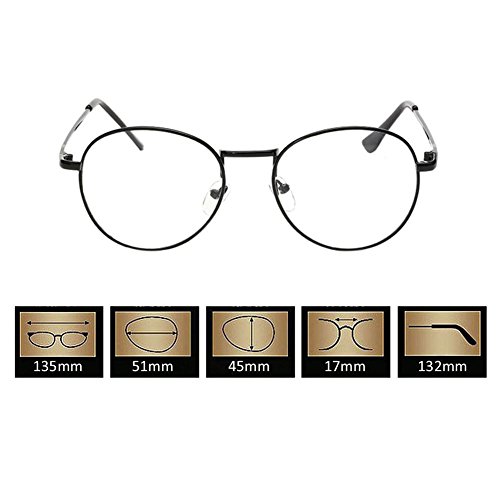 Xinvision Unisex Kurzsichtig Gläser,Voll Rahmen Kurzsicht Eyewear Kurzsichtigkeit Myopia Brillen