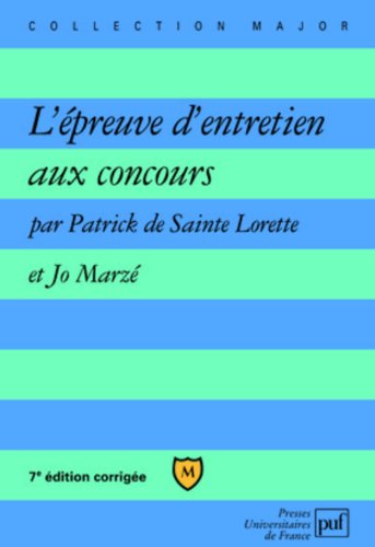 L' épreuve d'entretien aux concours