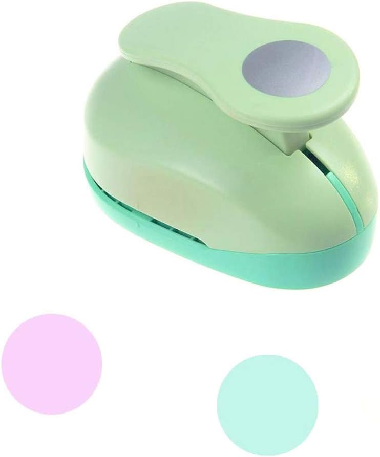 Super44day Large Paper Craft Punch Paper Hole Punch for Scrapbook Crafts Wedding Craft Punch, 1 Inch (L,Round)