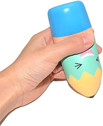 HongG Slow Rising Squishy Pencil Toy Squishies Scented Squeeze Toy Stress Relief Squishy Toys for Kids and Adults (Blue)