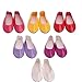 Luckdoll Doll Accessories 10Pcs Colorful Shoes Fit 18inch American Girl Doll