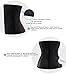 YIANNA Women's Latex Sport Girdle Waist Training Corset Waist Shaper, Size L (Black)