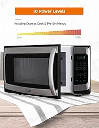 COMMERCIAL CHEF 1.1 Cu Ft Microwave with 10 Power